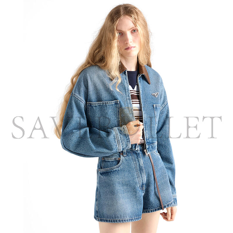 pra*a cropped De*1m jacket gfb327